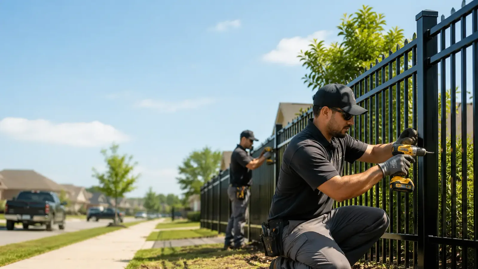 Metal Fence Installation in Huntington, MA